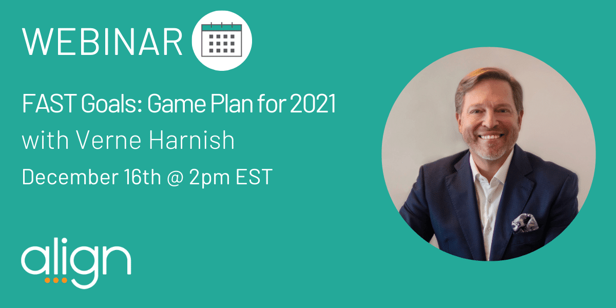 verne harnish game plan webinar flyer