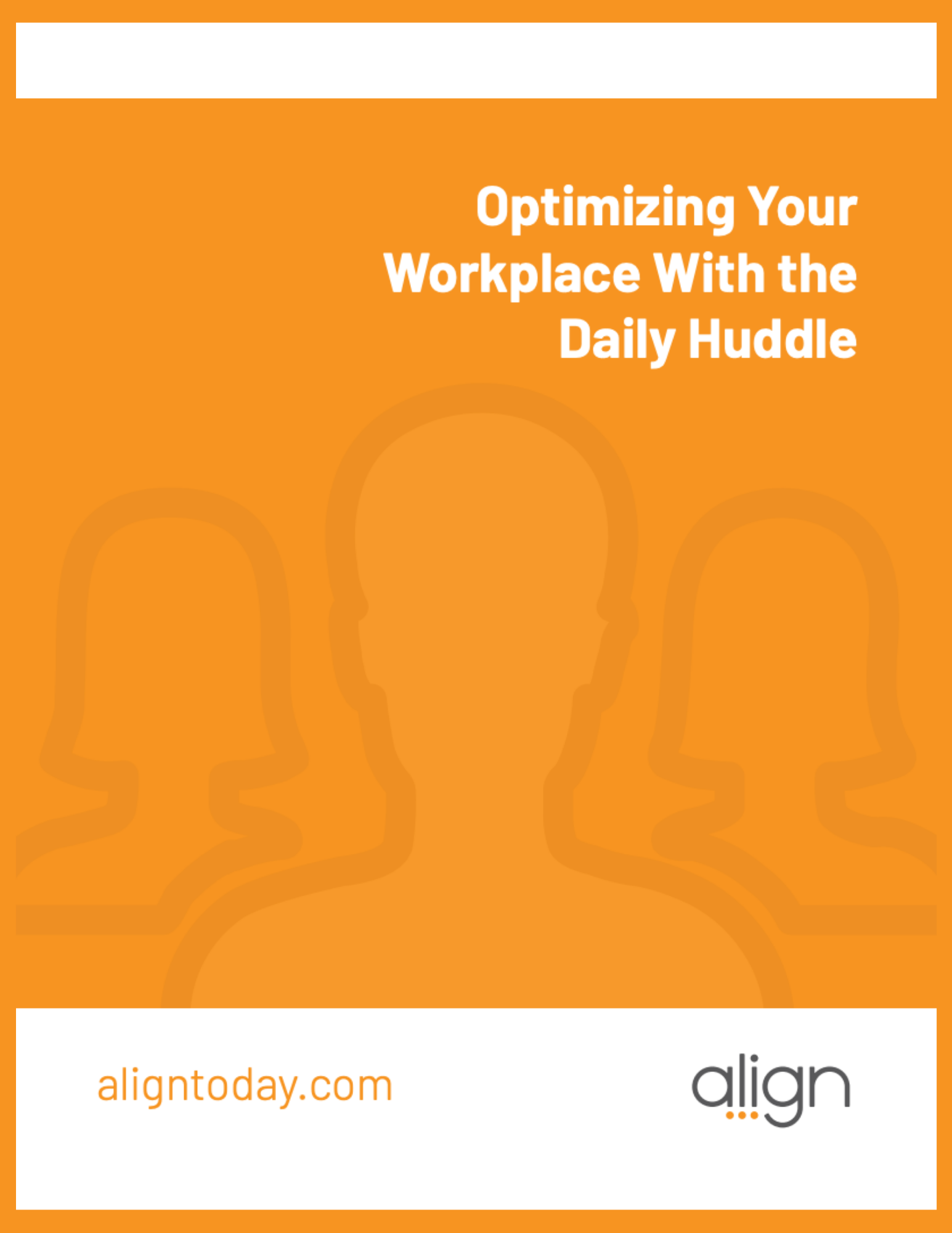 Cover to The Introduction to Daily Huddles